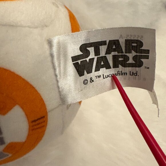 Star Wars Disney Buddies BB-8 BB8 Droid Small Plush Stuffie (SKU: 285TO) - Picture 5 of 8